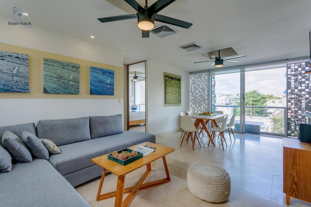 Danzamar 7, Modern Apartment 2 Blocks Away From 5Th Avenue بلايا ديل كارمن المظهر الخارجي الصورة