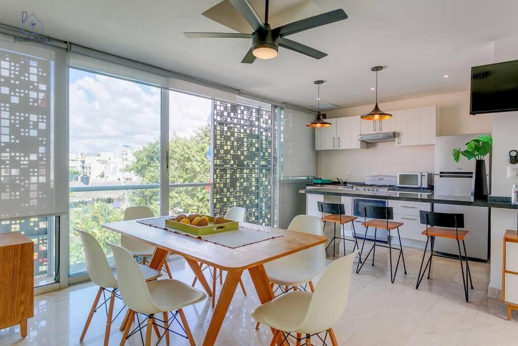 Danzamar 7, Modern Apartment 2 Blocks Away From 5Th Avenue بلايا ديل كارمن المظهر الخارجي الصورة